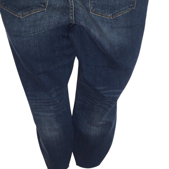 Judy Blue Jeans Womens 18W Dark Wash High Waist Skinny Distressed Leopard Patch - Picture 16 of 16